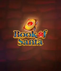 Celebrate the festive spirit with the Book of Santa game by Endorphina, highlighting an elegant golden book adorned with Santa's iconic image. This graphic captures the charm and joy of Christmas, set against a warm red background. Ideal for those who love Christmas-themed slots, delivering a charming gaming experience. 